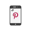 Mobile,Phone,Pinterest logo,Social media